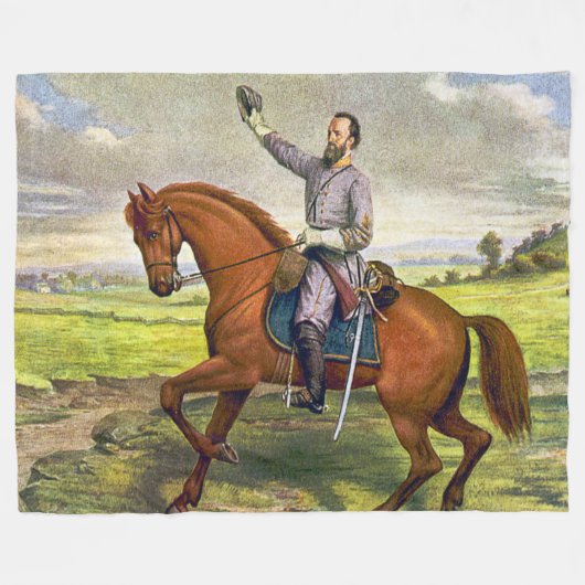 STONEWALL JACKSON AUF KLEINEN FLEECEDECKE (Vorderseite (Horizontal))