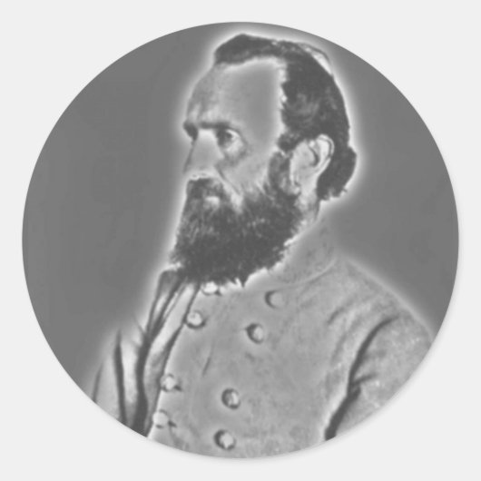 Stonewall Jackson Aufkleber (Vorderseite)