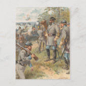 Stonewall Jackson bei First Manassas Postkarte (Vorderseite)