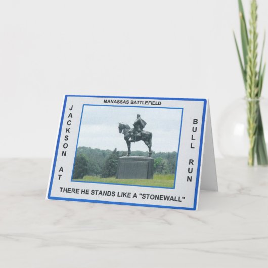 STONEWALL JACKSON KARTE (Vorderseite)
