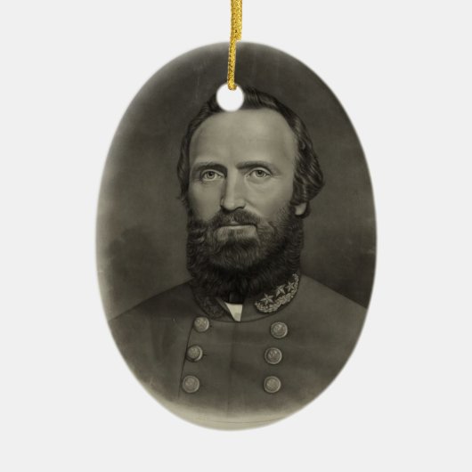 Stonewall Jackson Keramik Ornament (Vorne)