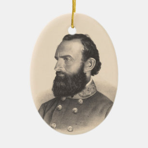 Stonewall Jackson Keramik Ornament
