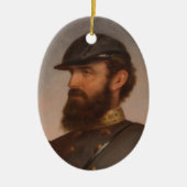 Stonewall Jackson Keramik Ornament (Vorne)