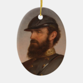 Stonewall Jackson Keramik Ornament