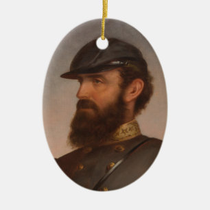 Stonewall Jackson Keramik Ornament