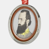 Stonewall Jackson Ornament Aus Metall (Links)
