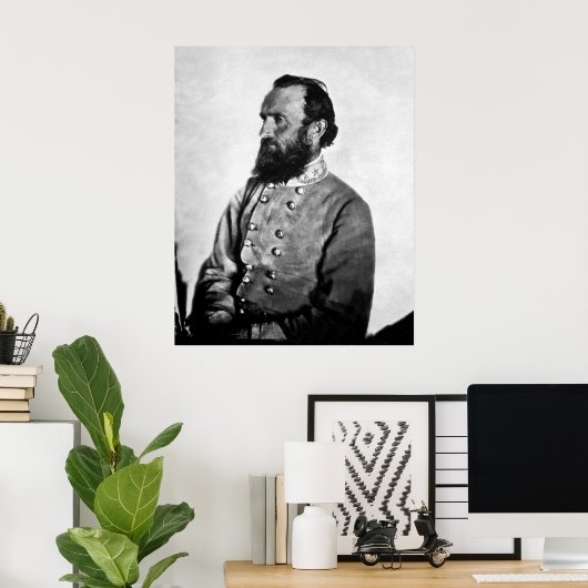 Stonewall Jackson Poster (Heimbüro)