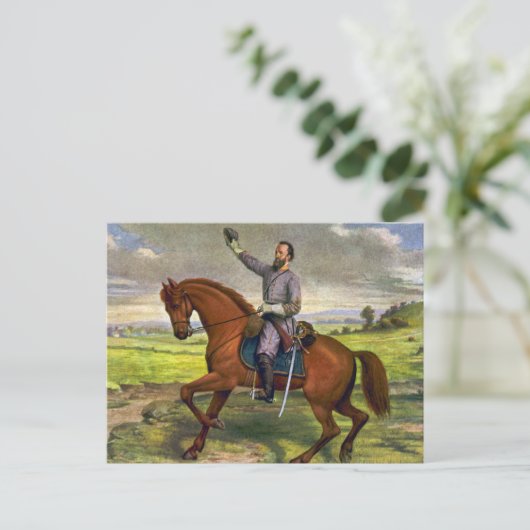Stonewall Jackson Postkarte (Stehend Vorderseite)