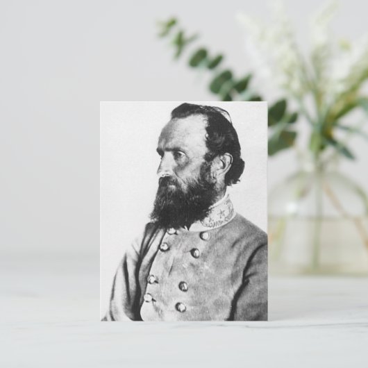 Stonewall Jackson Postkarte (Stehend Vorderseite)