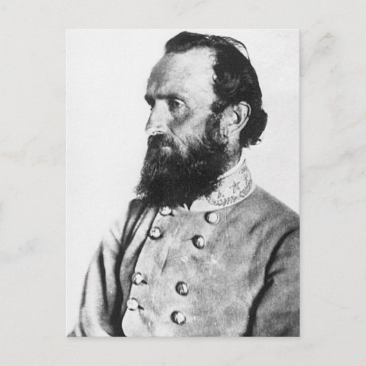 Stonewall Jackson Postkarte (Vorderseite)