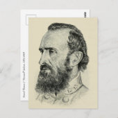 Stonewall Jackson Postkarte (Vorne/Hinten)