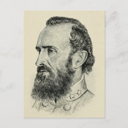 Stonewall Jackson Postkarte (Vorderseite)