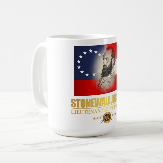 Stonewall Jackson (Southern Patriot) Kaffeetasse (Vorderseite Links)