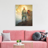 Stonewall Jackson von N. C. Wyeth Leinwanddruck (Insitu (Wohnzimmer))