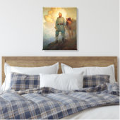 Stonewall Jackson von N. C. Wyeth Leinwanddruck (Insitu (Schlafzimmer))