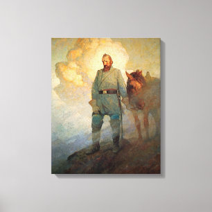 Stonewall Jackson von N. C. Wyeth Leinwanddruck
