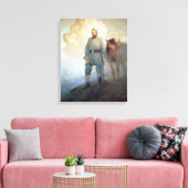 Stonewall Jackson von NC Wyeth Leinwanddruck (Insitu (Wohnzimmer))