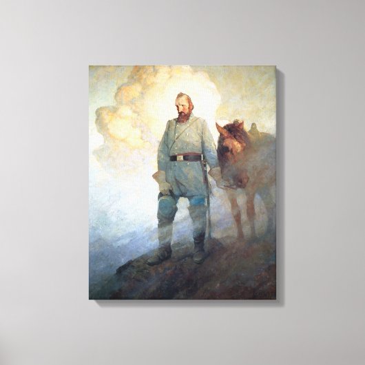 Stonewall Jackson von NC Wyeth Leinwanddruck (Vorderseite)