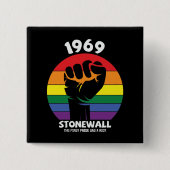 Stonewall Riot Remembrance Gay Pride Button (Vorderseite)