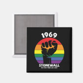 Stonewall Riot Remembrance Gay Pride Magnet (Vorderseite/Rückseite)