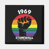 Stonewall Riot Remembrance Gay Pride Magnet (Vorne)