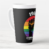 Stonewall Riot Remembrance Gay Pride Milchtasse (Linke Ecke)