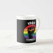 Stonewall Riot Remembrance Gay Pride Porzellantasse (Vorderseite Rechts)