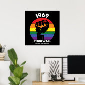 Stonewall Riot Remembrance Gay Pride Poster (Heimbüro)