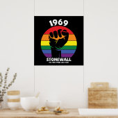 Stonewall Riot Remembrance Gay Pride Poster (Küche)