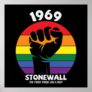 Stonewall Riot Remembrance Gay Pride Poster