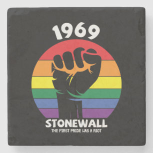 Stonewall Riot Remembrance Gay Pride Steinuntersetzer