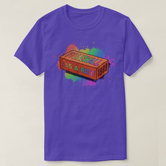 Stonewall war ein Aufstand T-Shirt (Design vorne)