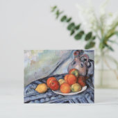 Stoneware Jug Fruit Paul Cezanne Postkarte (Stehend Vorderseite)