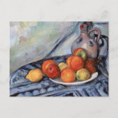 Stoneware Jug Fruit Paul Cezanne Postkarte (Vorderseite)