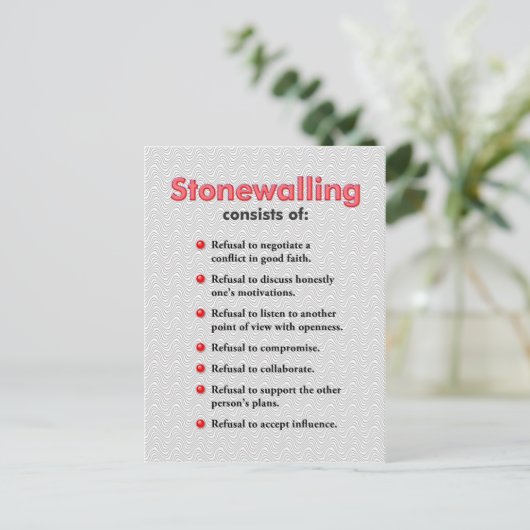 Stonewcard oder Mini Art Poster Postkarte (Stehend Vorderseite)