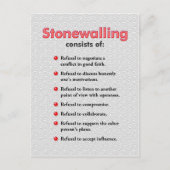 Stonewcard oder Mini Art Poster Postkarte (Vorderseite)