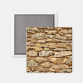 Stonework Square Magnet (Vorderseite/Rückseite)