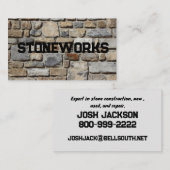 STONEWORKS-GESCHÄFTSKARTE VISITENKARTE (Vorne/Hinten)