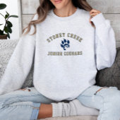 Stoney Creek Junior Cougars Ash Gray Sweatshirt