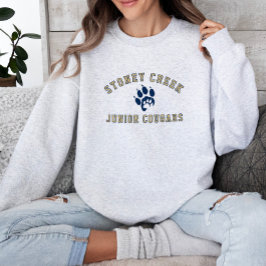 Stoney Creek Junior Cougars Ash Gray Sweatshirt