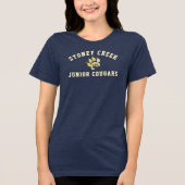 Stoney Creek Junior Cougars Navy Tri-Blend Shirt (Vorderseite)