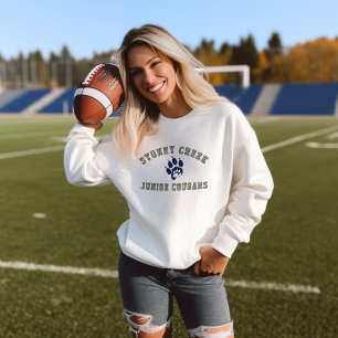 Stoney Creek Junior Cougars Pfote Weiß Cozy Sweatshirt