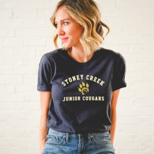 Stoney Creek Junior Cougars Pfoten Navy Tri-Blend Shirt
