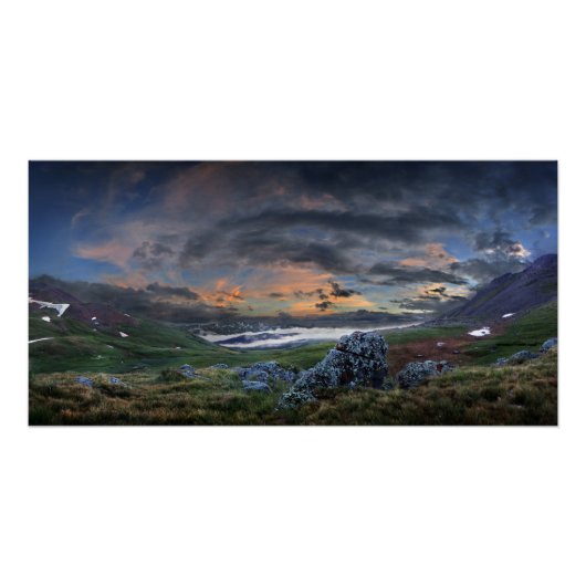 Stoney Pass Sunset - Colorado Poster (Vorderseite)