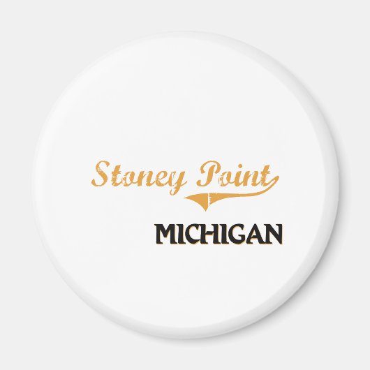 Stoney Point Michigan Classic Magnet (Vorne)