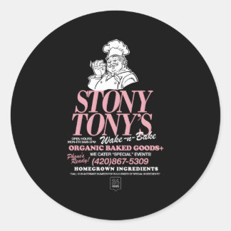 Stoney Tony Runder Aufkleber