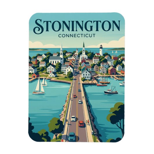 Stonington Borough Connecticut Magnet (Vertikal)