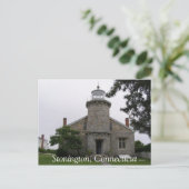 Stonington, Connecticut, Postkarte (Stehend Vorderseite)