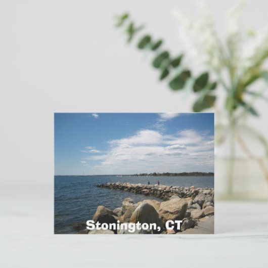 Stonington, CT Postkarte (Stehend Vorderseite)
