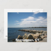 Stonington, CT Postkarte (Vorne/Hinten)